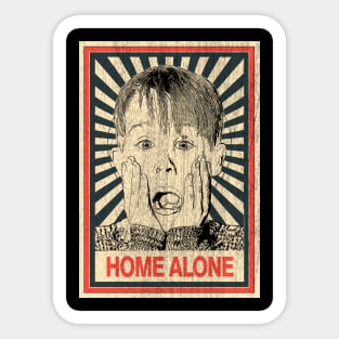 Vintage Poster Kevin /// Home Alone Sticker